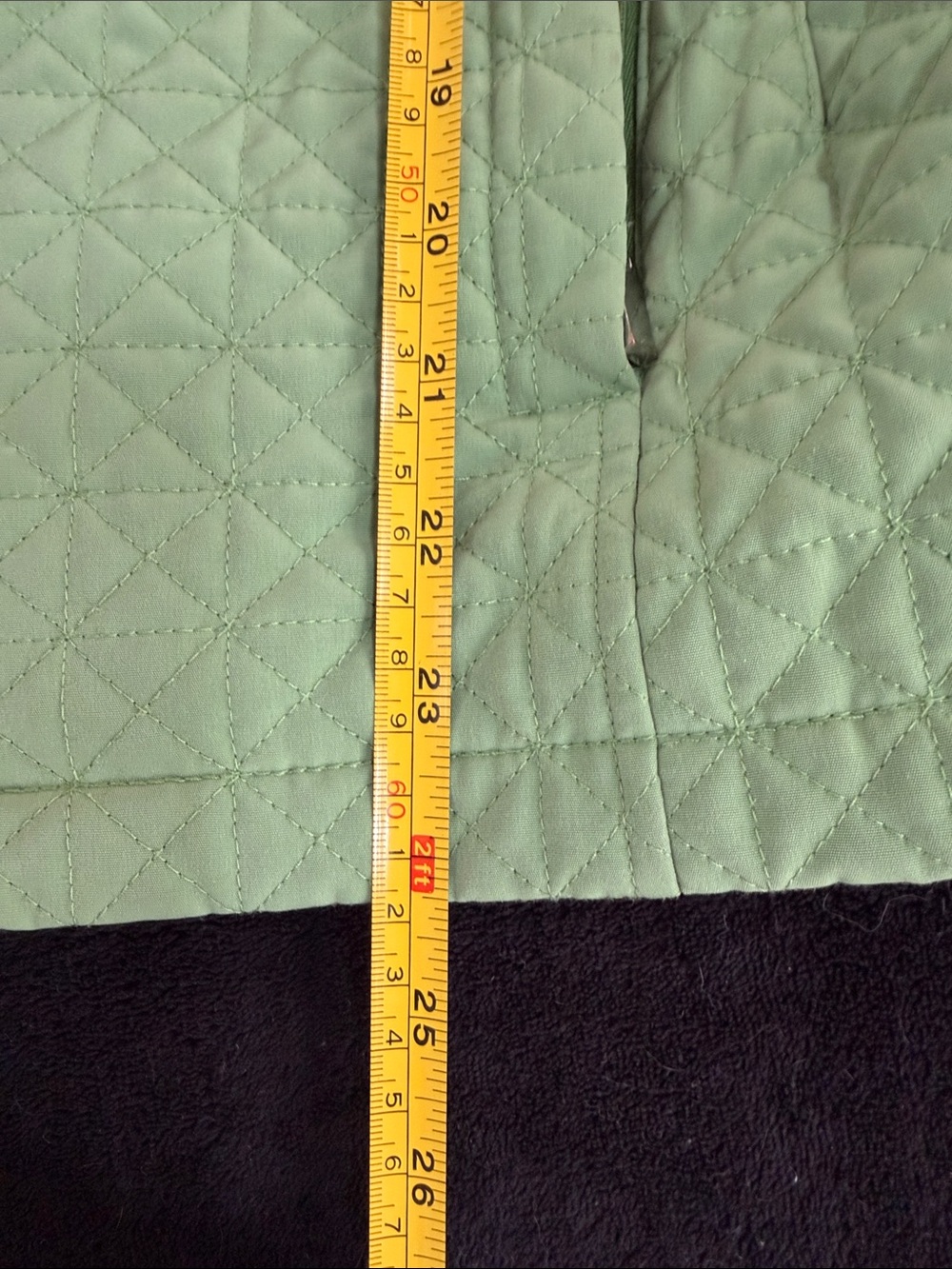 Gallery Light Green Quilted Zip-Front Women's Jacket - size S - Picture 13 of 13